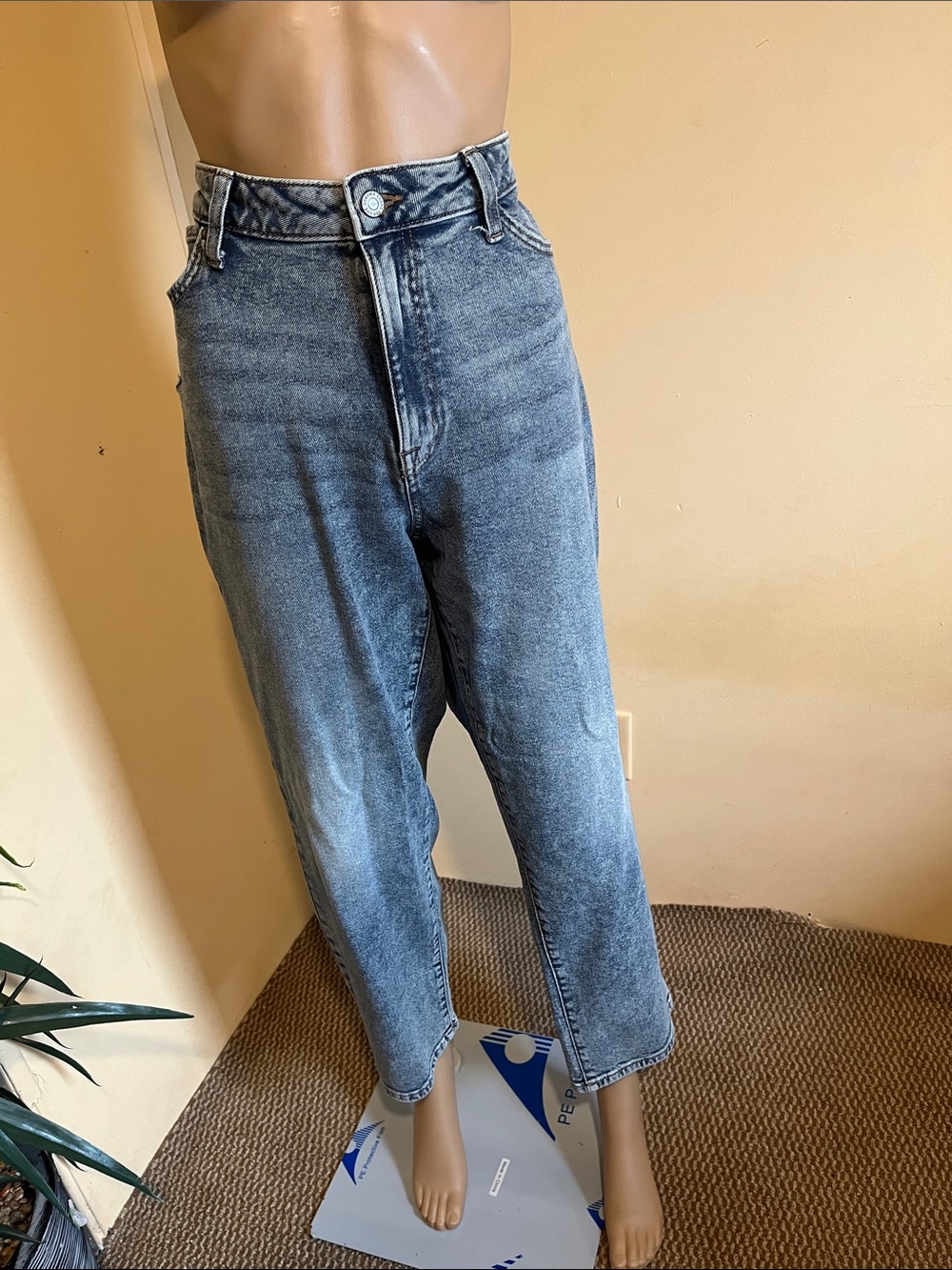99% cotton Sonoma good for life High-Waist Vintage Wash Women’s Jeans - Blue